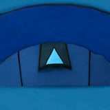 Waterproof Camping Tent - 4 Persons - Color:Navy Blue/Light Blue