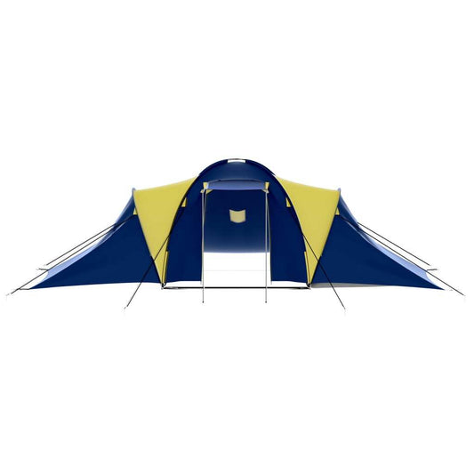 Camping Tent for Up To 9 People  Color: Blue and Yellow