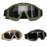 Military Tactical Goggles CS Airsoft Windproof Shooting Glasses