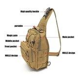 Tactical Shoulder Backpack Rover EDC Outdoor Military Sling Bag