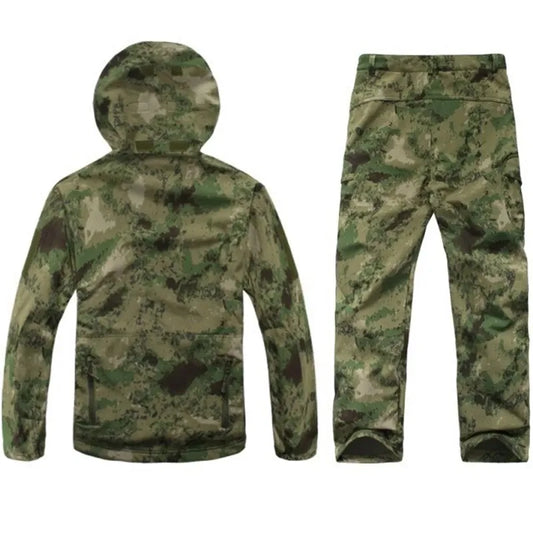 Gear Tactical Softshell Camouflage Jacket Set Men