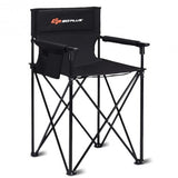 Oversized High Camping or Fishing Folding Chair - Portable -  38 Inch