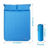 Self-Inflating Outdoor Sleeping Mat with Pillow Bag