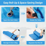 Self-Inflating Outdoor Sleeping Mat with Pillow Bag