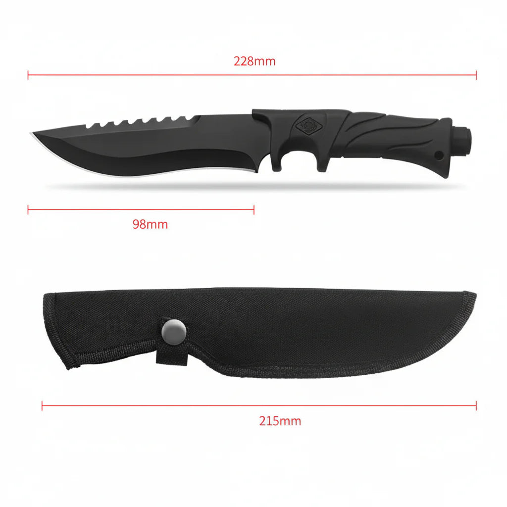 Outdoor Fixed Blade Knife – Portable Camping & Fishing Utility Knife for EDC & Hiking-4