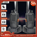 Walkie Talkie Long Range Ham Radios Transceiver for Hunting Hotel