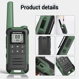 F22 Mini Walkie Talkie PMR FRS Long Range Rechargable