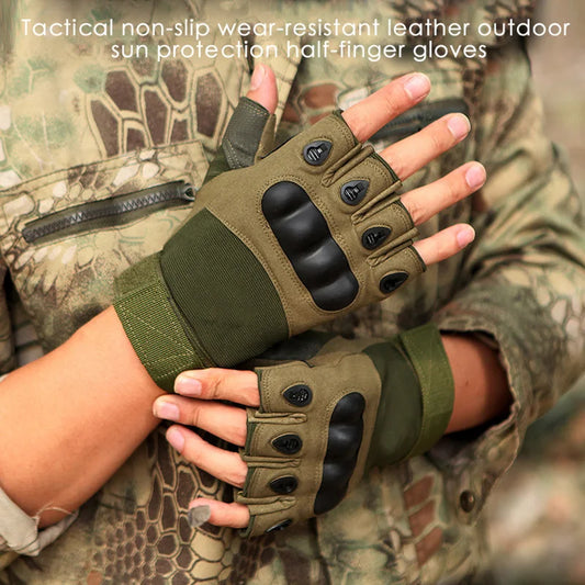 Half Finger Men's Gloves Outdoor Military Tactical Gloves