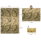 Outdoor Military Breathable Camouflage Poncho