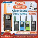 F22 Mini Walkie Talkie PMR FRS Long Range Rechargable