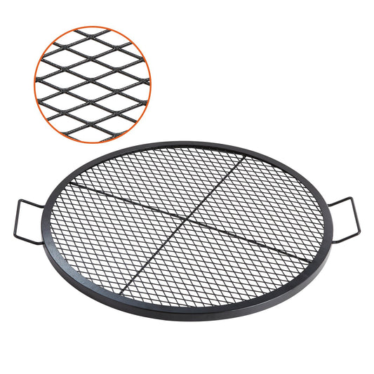 VEVOR X-Marks Fire Pit Grill Grate, Round Cooking Grate,