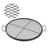 VEVOR X-Marks Fire Pit Grill Grate, Round Cooking Grate,